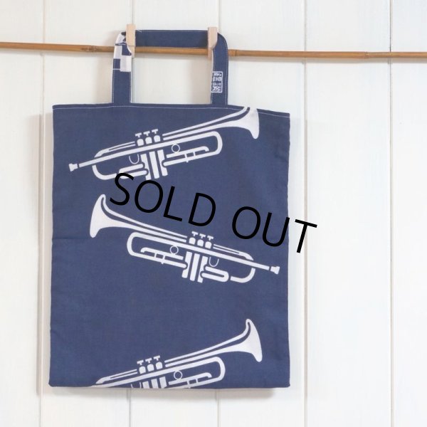 画像8: 手ぬぐいトートバッグ|トランペット (8)