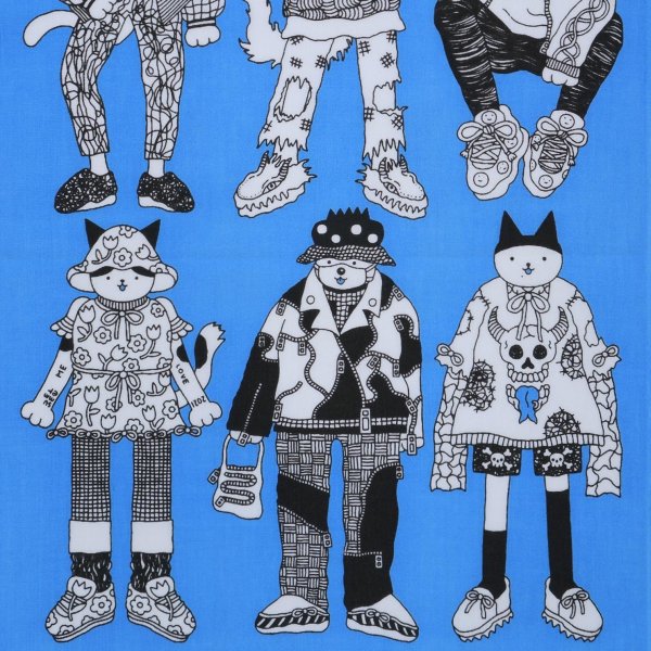 画像5: 手ぬぐい｜福猫　-たまちゃん- (5)