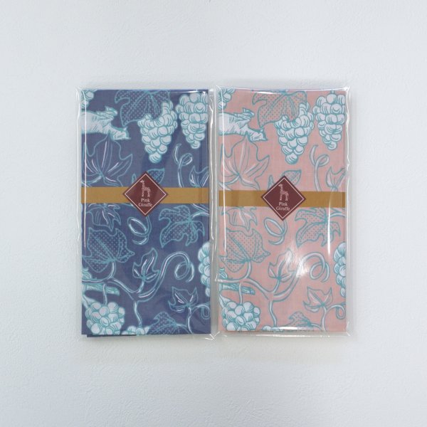 画像7: 手ぬぐい｜戯れるシリーズ　ウマとブドウ（ネイビー）　-Pink Giraffe- (7)