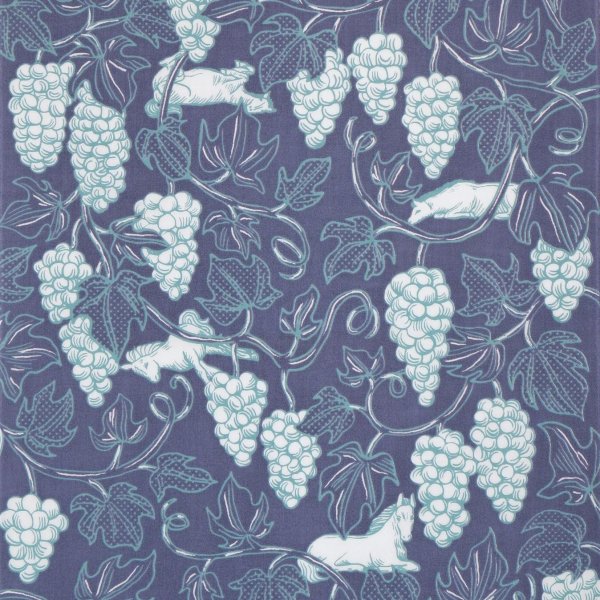 画像5: 手ぬぐい｜戯れるシリーズ　ウマとブドウ（ネイビー）　-Pink Giraffe- (5)