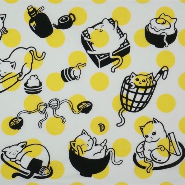 画像3: 手ぬぐい | にゃんこうどん (3)