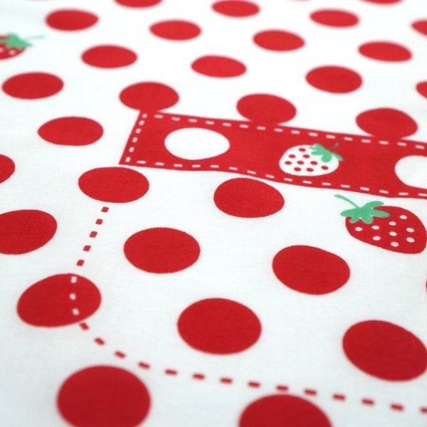 画像2: 手ぬぐい | いちごのポケット (2)