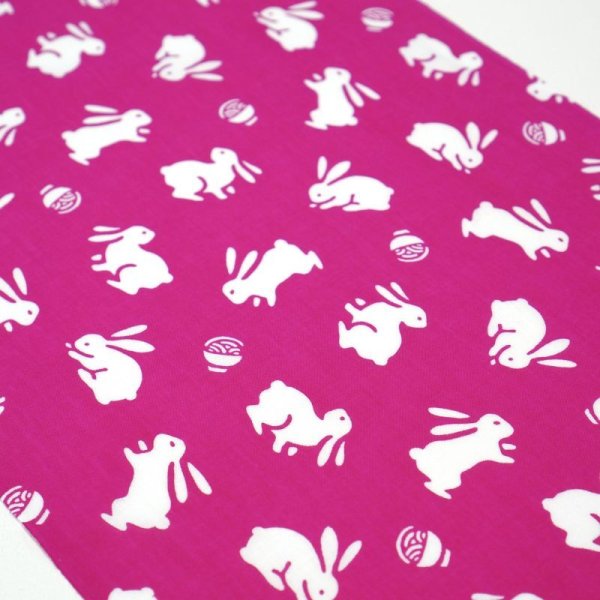 画像2: 手ぬぐい | うさぎとうどん (2)